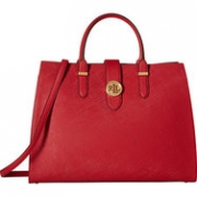 LAUREN Ralph Lauren Charleston Tote 女士真皮手提包