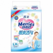 Merries 花王 妙而舒 瞬爽透气婴儿纸尿裤 L20片