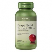 美容驻颜# GNC 葡萄籽提取物胶囊 300mg 100粒