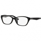 RayBan 雷朋 男女黑色全框板材近视眼镜框光学镜架RX5295D 2000 54mm