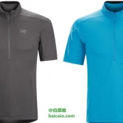 Arc'teryx 始祖鸟 Velox 男士拉链短袖T恤 两色 $36.73 到手￥275 国内￥800