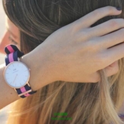 Daniel Wellington 丹尼尔惠灵顿 0505DW 女士彩带腕表 新低￥519包邮包税（￥719-200）