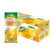 众果 100%黄金柑香橙混合果汁 250ml×16盒