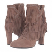 Sam Edelman Kaleb 女士流苏高跟短靴