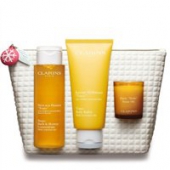 CLARINS 娇韵诗 家庭SPA套装（沐浴露200ml+身体乳200ml+香薰蜡烛50g）