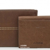Fossil 化石 男士真皮钱包 带证件夹 Prime会员凑单免费直邮到手新低￥185