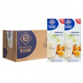 【京东超市】荷兰 进口牛奶 荷兰旗牌 风味酸乳饮品 水蜜桃和杏味 200ml*30盒