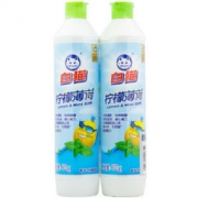 白猫 柠檬薄荷洗洁精 500g*2瓶*3件
