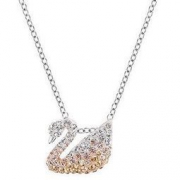 Swarovski施华洛世奇 渐变色天鹅项链小号5215038