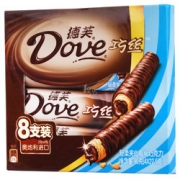 凑单品： Dove 德芙 巧丝轻柔夹心威化巧克力 90g*2件    10元（买一送一）