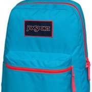 JanSport 中性 时尚撞色校园双肩包 T08W0CU 猛犸蓝撞色