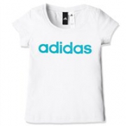 adidas阿迪达斯ESS时尚休闲女童纯棉T恤  两色可选