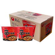 农心 大碗辛拉面（香菇牛肉）114克×16碗 整箱装