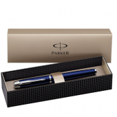 PARKER派克 IM蓝色白夹宝珠笔