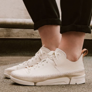 其乐（Clarks） Trigenic Flex Low-Top 女士真皮三瓣鞋 缓震舒适