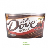Dove 德芙 原粒巴旦木巧克力（碗装）200g*2碗 ￥39（2件5折）