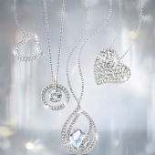 镇店之宝，Swarovski 施华洛世奇 优雅心形项链 ￥319包邮