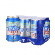 限地区：三得利 啤酒（Suntory）国产清爽 330ml*6罐