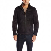 限L码 诺帝卡 Nautica Faux Shearling 男士皮夹克 皮草内衬