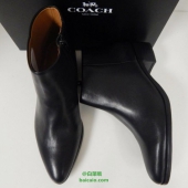 COACH 蔻驰 女士真皮及踝短靴 $69.99 到手￥615