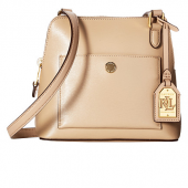 保罗（Polo Ralph Lauren）  Newbury Bailey Dome 女士真皮斜挎包
