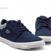 LACOSTE 法国鳄鱼 男士帆布休闲鞋*2双 两色 ￥269包邮 （￥413 凑单优惠）