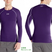 Under Armour HeatGear 男士运动速干长袖紧身衣 $14.98 到手￥125