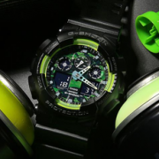 CASIO 卡西欧 G-SHOCK 硬碰硬系列 GA-100LY-1A 多功能运动腕表