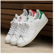 无门槛白菜价：Adidas 阿迪达斯 Stan Smith大童款绿尾/粉尾/蓝尾