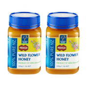 蜜纽康（Manuka Health） 野花蜂蜜 500g*4瓶 新西兰进口