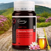 治疗肠胃：Comvita 康维他 纯天然 麦卢卡蜂蜜UMF15+ 250g
