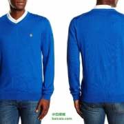 限S码，Lyle & Scott 苏格兰金鹰 男士V领纯棉针织衫 直邮到手￥193
