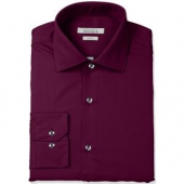 PERRY ELLIS Slim-Fit Wrinkle-Free 男士正装衬衫*2件