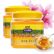 BEIDAHUANG 北大荒 东北黑蜂 山花蜜 1000g*2瓶*2件