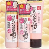SANA豆乳Q10洗面奶、化妆水、乳液小集合