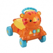 费雪（Fisher Price）  CDC21 二合一老虎学步车 双语