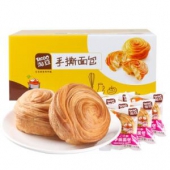 【京东超市】淘豆（TAODO）蛋糕休闲零食 彩箱手撕面包1680g