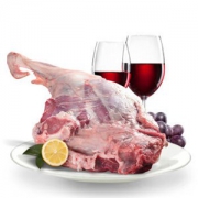 五合昆域 新疆巴什拜羊后腿 1.5kg+机羔羊肉片300g*2件