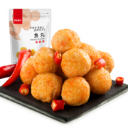 限西北：良品铺子 即食鱼丸零食 香辣味小吃 100g