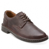 Clarks 其乐 Kyros Plain Toe Lace-Up 男士休闲皮鞋