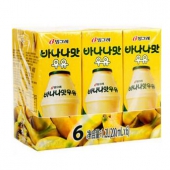 宾格瑞（BINGGRAE）香蕉味牛奶饮料200ml*6