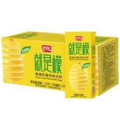 0点特价：盼盼 就是檬 250ml*24盒 整箱 果汁饮料