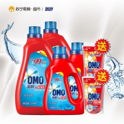 奥妙（OMO）  净蓝全效洗衣液 3KG*2+1KG*2+机洗智旋洁净 480g*2