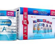 MeadJohnson Nutrition 美赞臣 安儿宝A+ 婴幼儿配方奶粉 3段 850g 荷兰版*4罐装+全棉时代 快乐出行礼盒    719元包邮
