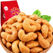 百草味 炭烧味坚果零食 炭烧腰果150g/袋