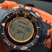 金盒特价，CASIO 卡西欧 PRG-300CM-4CR 三重感应器 太阳能多功能手表 Prime会员免费直邮含税到手￥589