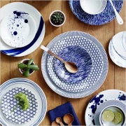 Royal doulton皇家道尔顿 Pacific 太平洋系列 16cm 骨瓷餐盘 6个 戴安娜王妃最爱骨瓷品牌