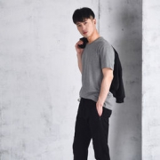 网易严选 男式夹花色纯棉圆领T恤