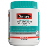 Swisse 无腥高浓度野生鱼油胶囊1500mg 400粒 澳洲进口 2瓶 *2件