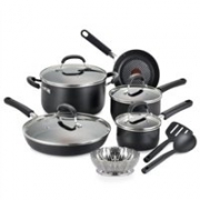 T-fal 特福 红点钛极不粘锅具12件套